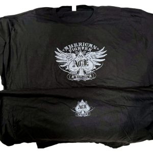 American Fighter Ace Spade Tee — Black