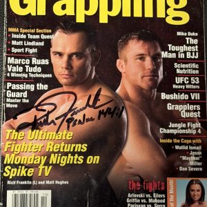 Signed Grappling Magazine — October 2005 (with Matt Hughes)