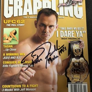 Signed Ultimate Grappling Magazine — November 2006 (Championship Belt Cover)