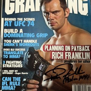 Signed Ultimate Grappling Magazine — November 2007 (Glove Cover)